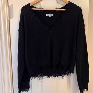 Wild Honey Distressed Sweater